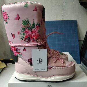 New in Box BOGNER X LOVE SHACK FANCY size 7.5 Made In Italy La Plagne Snow Boots